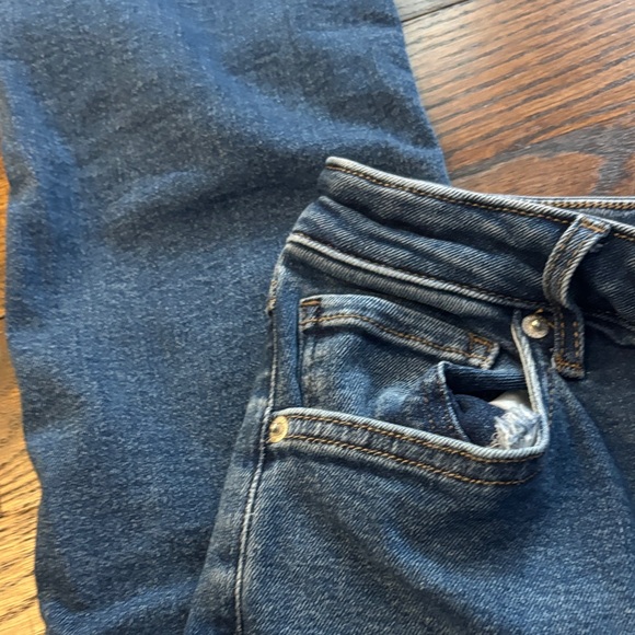 Forever 21 Dark Blue Straight Leg Jeans - Picture 3 of 5